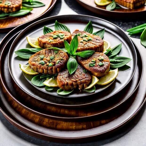 Жареная свинина с черемшой 1