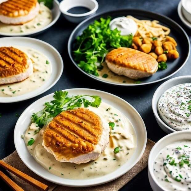 Куриное филе в сметанном кляре 1