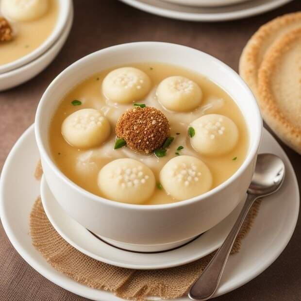 Суп с нежнейшими клецками 1