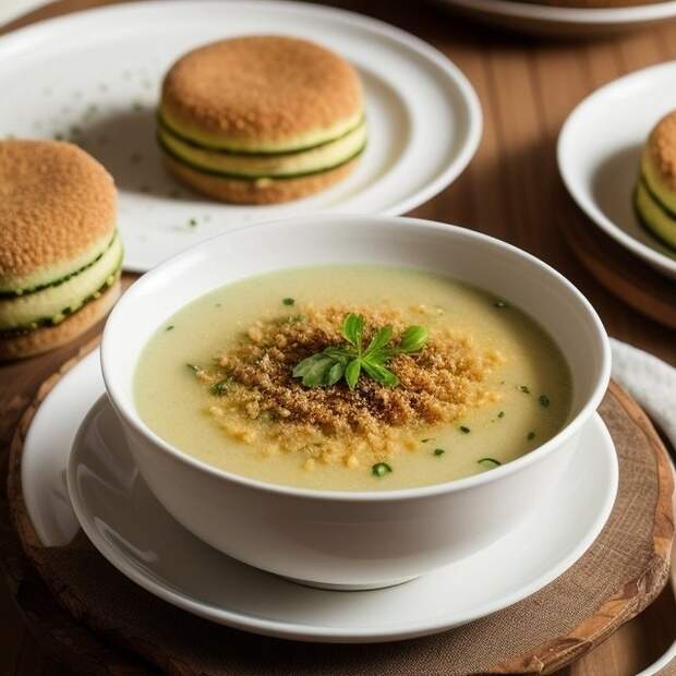 Холодный суп с кабачками 1